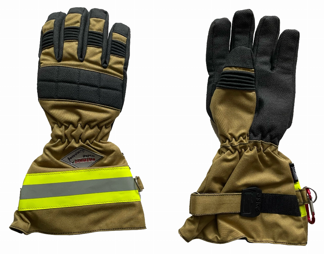 451064 FW-Handschuh Patriot Fireproof beige lange Stulpe.